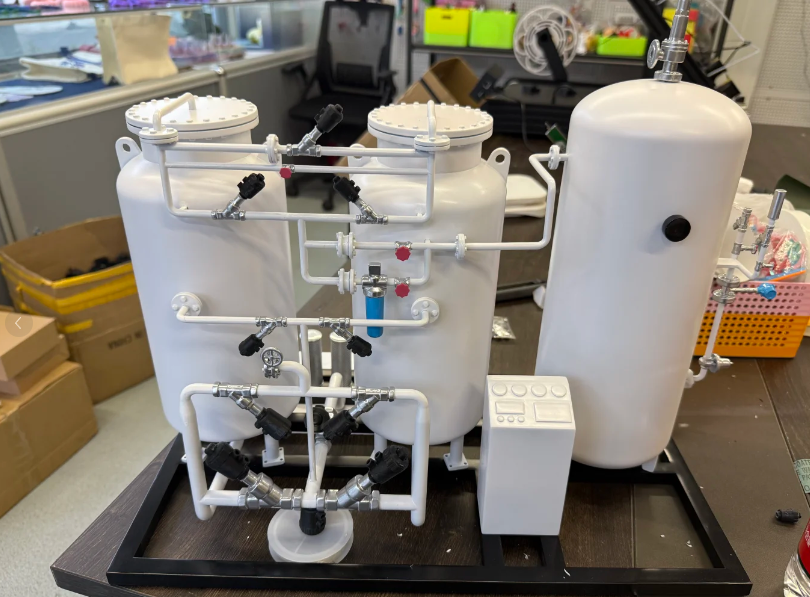 苏州3D打印制氮线微缩装置模型,精准还原精密结构与管线逻辑 (Image 1)