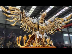 苏州3D打印卡通凤凰IP雕塑，铸就景区“引流神器”