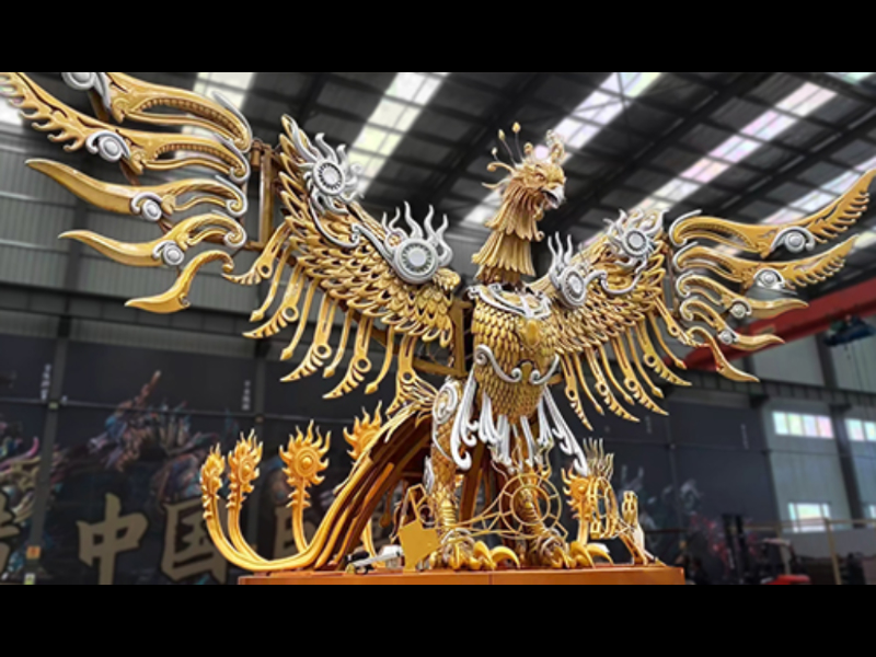 苏州3D打印卡通凤凰IP雕塑,铸就景区“引流神器” 苏州3D打印卡通凤凰IP雕塑,铸就景区“引流神器”